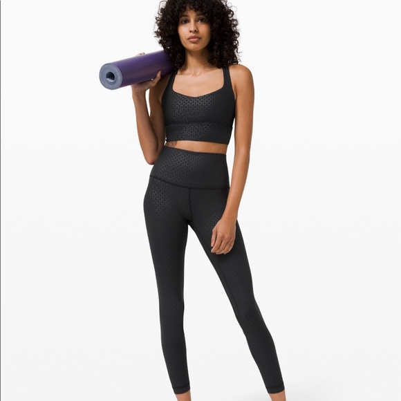 lululemon align lattice work emboss black